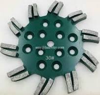 Diameter 240mm 6 Segments Diamond Grinding Plate Diamond Grind Disc for  Klindex Machine