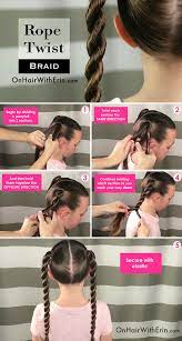 Rope Twist Braid By Erin Balogh Rope Twist Braids Twist Braid Hairstyles Hair Styles