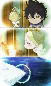 Yuno Gave His Magical Spirit Sylph A Birthday Cake Black Clover Anime Engracado Anime Faca Um Desejo