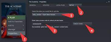 On here it says you don't need a code an it should . Steam Community The Academy