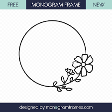 Free Svg Free Flowers Svg Flowers Frame Svg Eps Dxf Files Flower Svg Files Free Monogram Flower Svg
