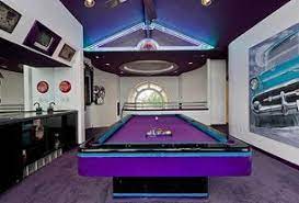 Buy barn wood light, hanging light, table light, kitchen table light, pool table light, light fixture, hanging light, home decor: Modern Game Room With Ceiling Fan Carpet Purple Full Size Pool Table Cathedral Ceiling Game Room Full Size Pool Table Game Room Bar