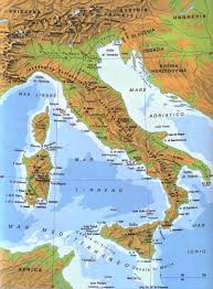 Si può utilizzare per lo studio delle regioni italiane e per le relative verifiche. Cartina Fisica Italia Geografia Geografia Fisica Mappa Dell Italia