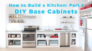 Whether you choose prefinished kitchen cabinets or unfinished kitchen cabinets, we have all of our stock of cabinetry includes wall cabinets that hang above counters to store dishes, glasses. The Total Diy Kitchen Part 1 Base Cabinets Youtube