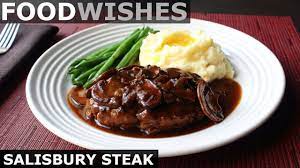 It's a comfort meal that i always enjoy cooking. Salisbury Steak Tv Dinner Style Food Wishes Youtube