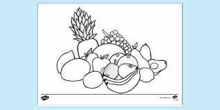 There are tons of great resources for free printable color pages online. Fruit Colouring Sheet Activities Resources Twinkl