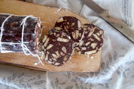 Salame Di Biscotti Con La Ricotta E Senza Uova L Orso Ghiotto