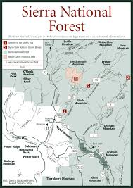 Sierra National Forest Map Nelder Grove Utah National Parks Usa Getaways Yosemite National Park