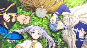 Wallpaper : Sousou No Frieren, anime, grass, flowers, white hair 2000x1124  - IgorCat - 2279130 - HD Wallpapers - WallHere