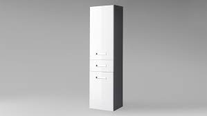 Hochschränke sind die lösung, wenn sie besonders viel stauraum im badezimmer. Hochschrank Manhattan In Grau Weiss Hochglanz Fur Badezimmer