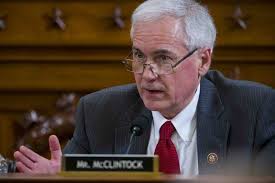 California Congressman Tom McClintock