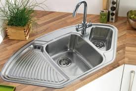 Modern Kitchens With Space Saving And Ergonomic Corner Sinks Kitchen Sink Design Corner Sink Kitchen Functional Kitchen Design