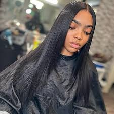 HD Transparent 2x6 Lace Closure human hair Top 12A Grade virgin Brazilian  Hair Silk Straight Style and Natural Black Color with Baby Hair (Black 2x6  lace closure, 16inch) : Beauty & Personal Care