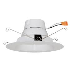 Elco El610xxw White Led 5 6 Recessed Lighting Insert Baffle Trim Elc El610xxw