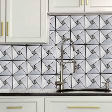 Shop tile and a variety of flooring products online at lowes.com. 3d Wall Panels Tools Home Improvement Kitchen Backsplash Peel And Stick Mosaic Tile Brushed Aluminum For Bathroom Fireplace Decorations Leisime Peel And Stick Tile Backsplash Bronze 10 Pc