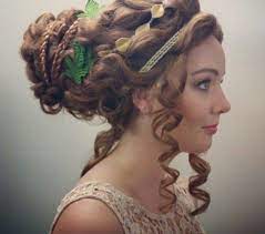 Representation Of An Ancient Greek Hairstyle Goddess Hairstyles Greek Hair Hair Images