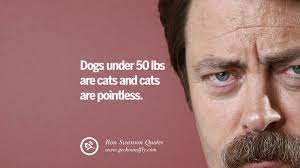 Don't teach a man to fish and you feed yourself. 14 Funny Ron Swanson Quotes And Meme On Life
