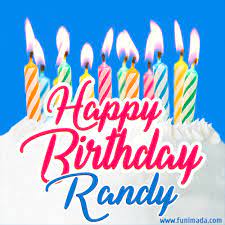 Oscar winner turns 47 today. Happy Birthday Gif For Randy With Birthday Cake And Lit Candles Download On Funimada Com