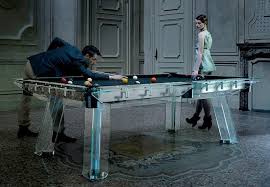 Filotto A Lavish Crystal Billiard Table Filotto La Fastuosa Mesa De Billar Hecha De Cristal Http Bit Ly 1ohget5 Bil Pool Table Crystal Pools Glass Pool
