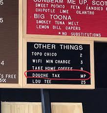 What S The Market Price For Douche These Days Ldu Coffee In Dallas Tx Mildlyinteresting