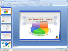 Powerpoint Animated Presentation Template Business Pie