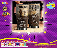 Download To My Dad Father And Son Hunting Partners Tumbler