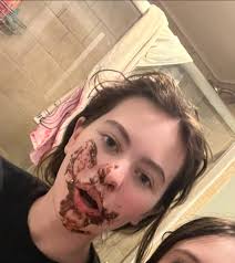 my daughter is so rough i don't think she knows she's a lil girl 😂😩