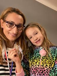 My daughter celebrated my medals more than I did. And, as usual, the bigger  win was a lesson