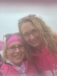 Introducing myself and my husband at the Walk