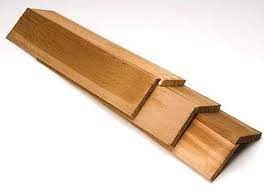 And, depending on your project, you can purchase siding in wood shingle siding panels or in individual pieces. 1 Grade Western Red Cedar Hip And Ridge Cap 16 Linear Ft At Menards