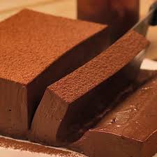 Chocolate Mousse Cake Gelatina De Chocolate Mousse De Chocolate Postres Sin Hornear