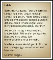Aku Lelah Bye Puisi Kata Kata Indah Bijak