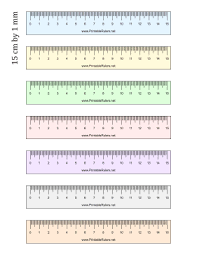 I'm going through scott robertson's, how to draw book and i'm starting to get to the point where i need to an a3 sized paper is 420mm in length and 297mm in height. Ruler 15 Cm By Mm Colorful Printable Ruler