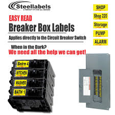 Sd 200vl square d generator interlock kit 150 or 200 amp qo panel. Breaker Box Labels