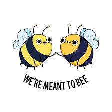 Meant To Bee Insect Animal Pun By Punnybone In 2020 Bee Puns Cute Couple Drawings Cute Puns