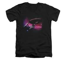 star trek shirt slim fit v neck purple sky black t shirt star trek shirt black tshirt purple sky