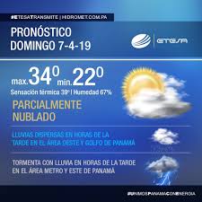 Mirá misiones 4 en vivo online acá. Sinaproc Panama Sur Twitter Pronostico Del Tiempo Para Las Horas De La Tarde