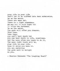 Hand Typed Charles Bukowski Poem The Laughing Heart Etsy Charles Bukowski Poems Charles Bukowski Quotes Bukowski