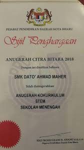 Pejabat pendidikan daerah kota bharu. Smk Dato Ahmad Maher Alhamdulillah Tahniah Kepada Semua Warga Maher