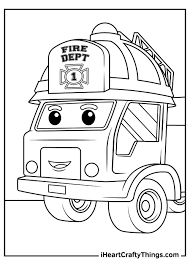 Fire truck coloring page preschool. Printable Fire Department Coloring Pages Updated 2021
