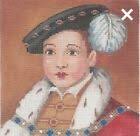 Cross Stitch Needlepoint Canvases Brown Square for sale