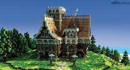 So when it refers to the stairs needing to be placed east, that is actually in the direction of of the top of the blueprint. Medieval Buildings Minecraft Collection