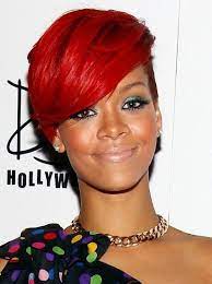 Rihanna Red Short Hairstyles Popular Haircuts Short Red Hair Rihanna Short Hair Rihanna Red Hair