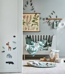 Soft And Playful Hues Of Green Complement The Nordic Style Perfectly Set A Tropical Mood In The Kids Room Ti In 2020 Kid Room Decor Room Decor Kids Room Inspiration
