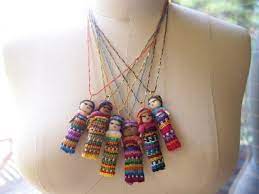 Worry Necklace What I Do Worry Dolls Jewelry Crafts Jewelery Making