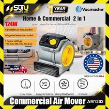Check spelling or type a new query. Vacmaster Am1202 Commercial Grade 124w Air Mover Carpet Floor Blower Cooling Drying Energy Saving Services Home Services Cleaning On Carousell