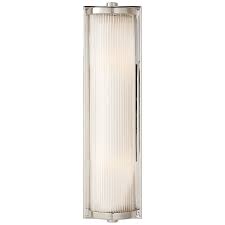 Dresser Long Glass Rod Light Visual Comfort Modern Wall Sconces Bath Vanity Lighting