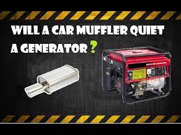 1.6 add some extra insulation; Quiet A Generator With An Automotive Muffler Youtube
