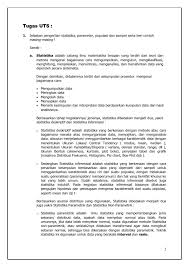 Maybe you would like to learn more about one of these? Eny Ss Xtm Rembang Blog Penyelesaian Tugas Uts Statistika Inferensial