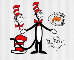 Cat In The Hat Svg Dr Seuss Clip Art Dr Seuss Svg Cat In The Hat Diy Birthday Decorations Cat In The Ha Cat In The Hat Svg Free Cat In The